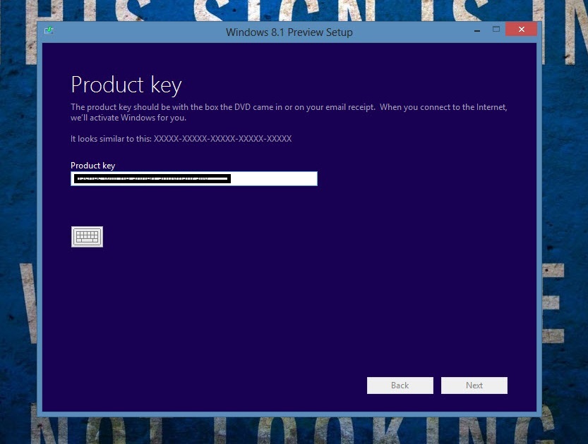 Windows 8 pro serial key